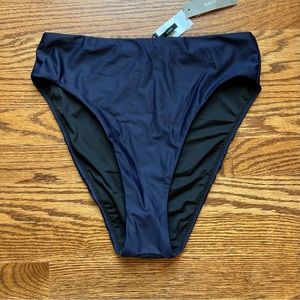 J. Crew high waisted bikini bottom - Navy size M